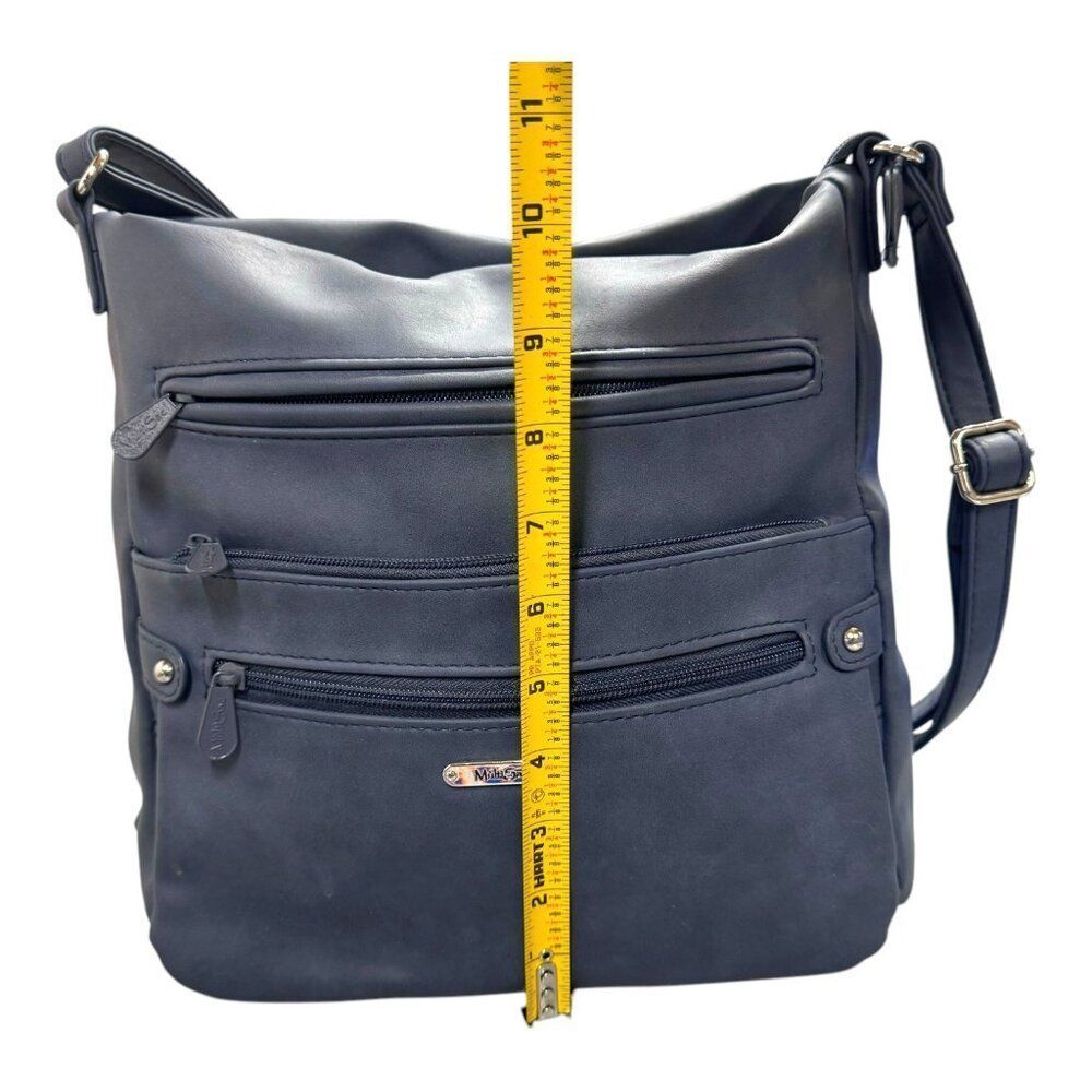Navy Blue Multisac Like New Crossbody Bag With Multiple Pockets - Picture 6 of 9